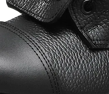 Factory OEM Black Split Embossed Leather Moulding Outsole Military Style Boots Tactical Combat Army Style Boots