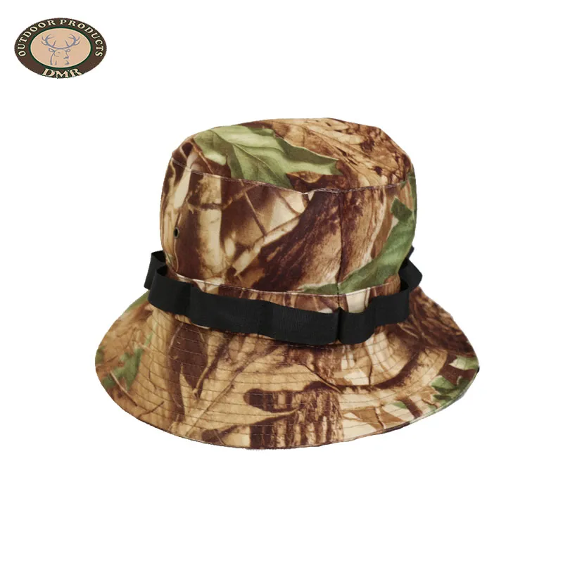 Fashion Durable Camo Custom Military Hunting Bucket Hat for Outdoor Sports