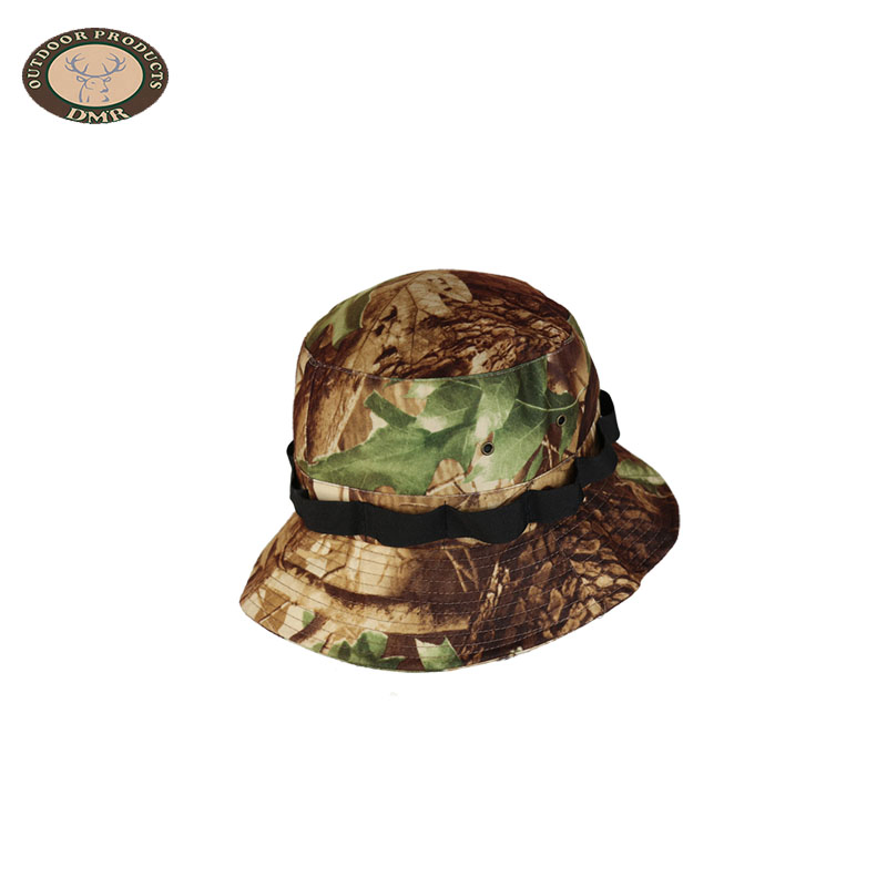 Fashion Durable Camo Custom Military Hunting Bucket Hat for Outdoor Sports