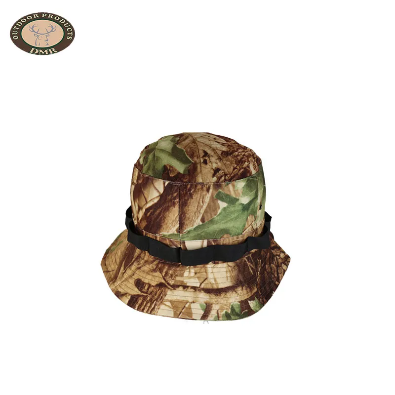 Fashion Durable Camo Custom Military Hunting Bucket Hat for Outdoor Sports