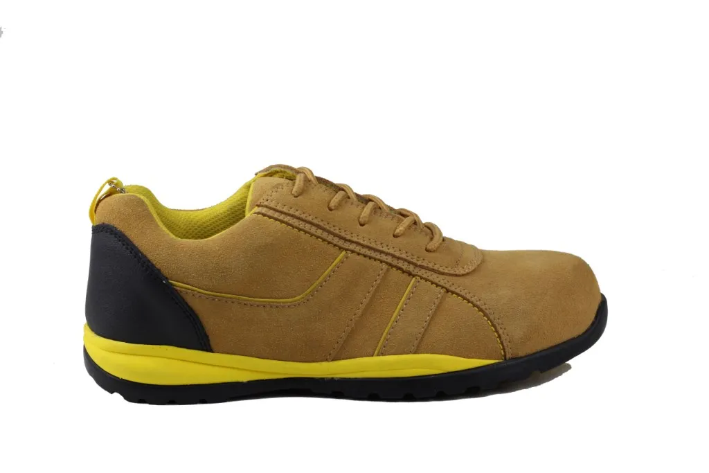 Fashion Safety Footwear for Workers Contruction Suede Leather Trainer Wholesale Safety Shoes with Ce Certificate Steel Toe Cap (SN1598)