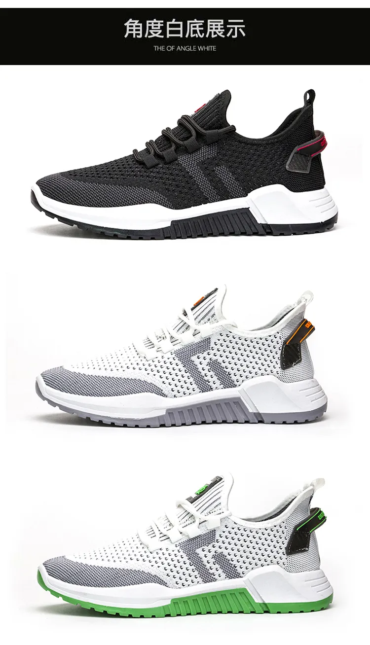 Fashion Sport Men Casual Shoes Running Sport Sneakers Cheap Made