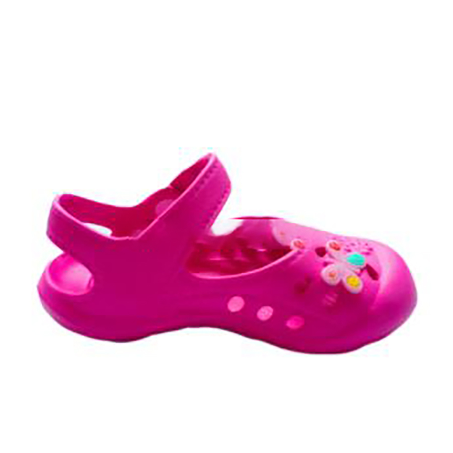 Girls Pink Color Sandals Clog Shoes with EVA Materious