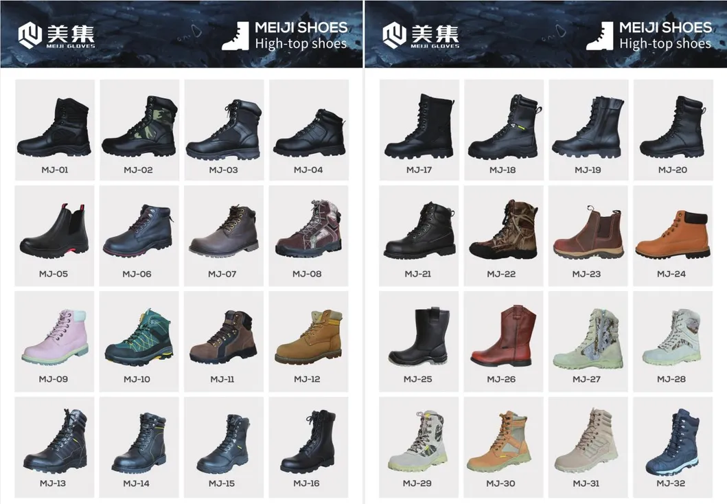 Good Quality Steel Toe and Plate Man Work Safety Protection Shoe with Anti-Slip and Anti-Puncture