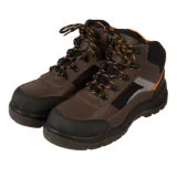 Hand Made Steel Shoes with PU/PU Outsole Injection for Heavy Industry