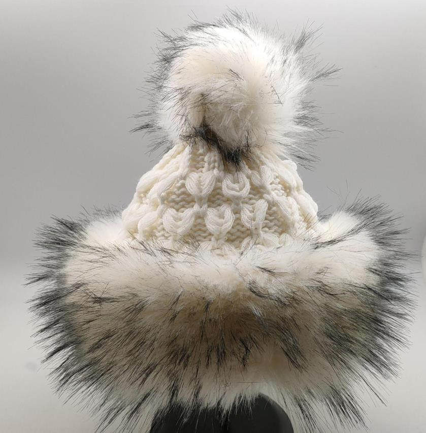 Handmade Colorful Winter Warm Thick Fur Hat