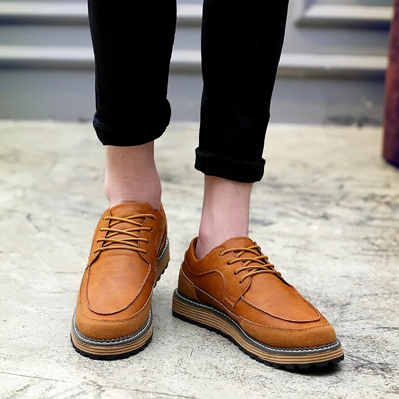 Handmade Modern Casual Leather High Quality Business Men Oxford Shoes