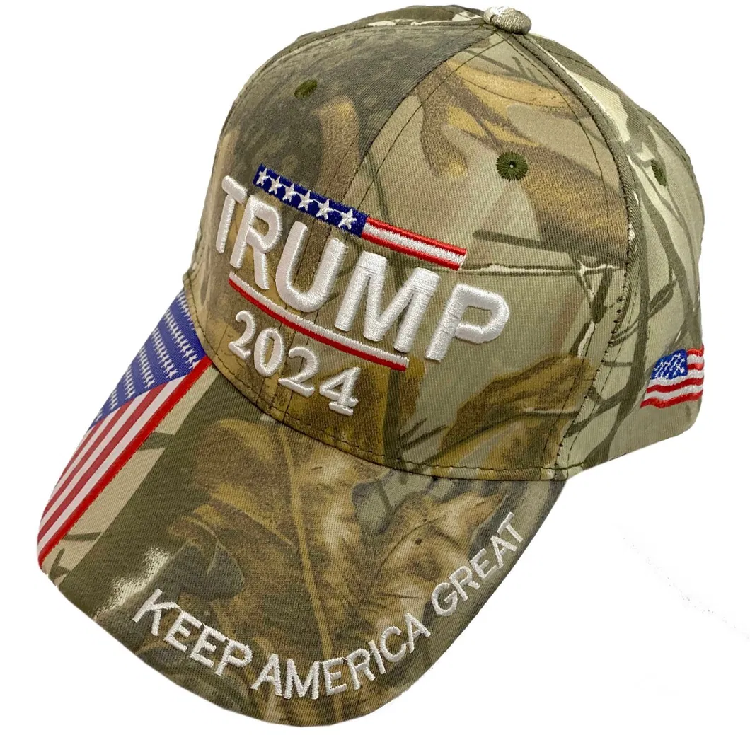 High Quality Cotton American Flag Tactical Realtree Camo Baseball Cap