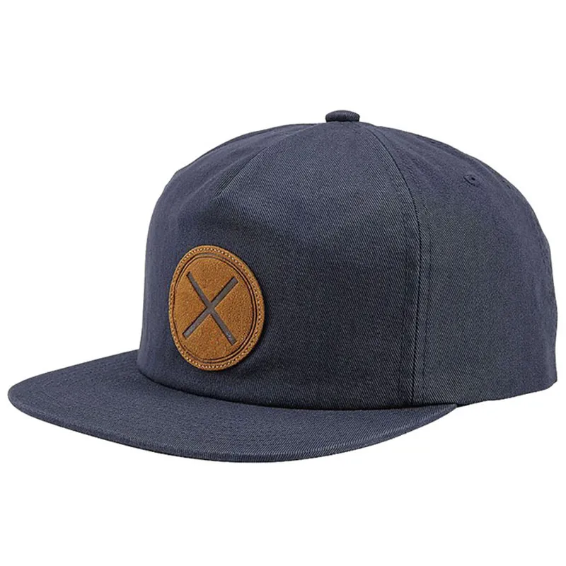 High Quality Custom Design Flat Bill Leather Patch Logo White Sports Snapback Cap Hip Hop Hat