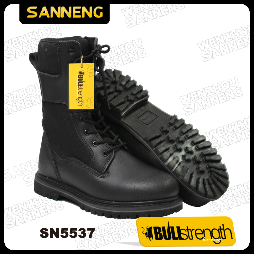 High Quality Goodyear Welted Rubber Sole Army Boot Sn5537