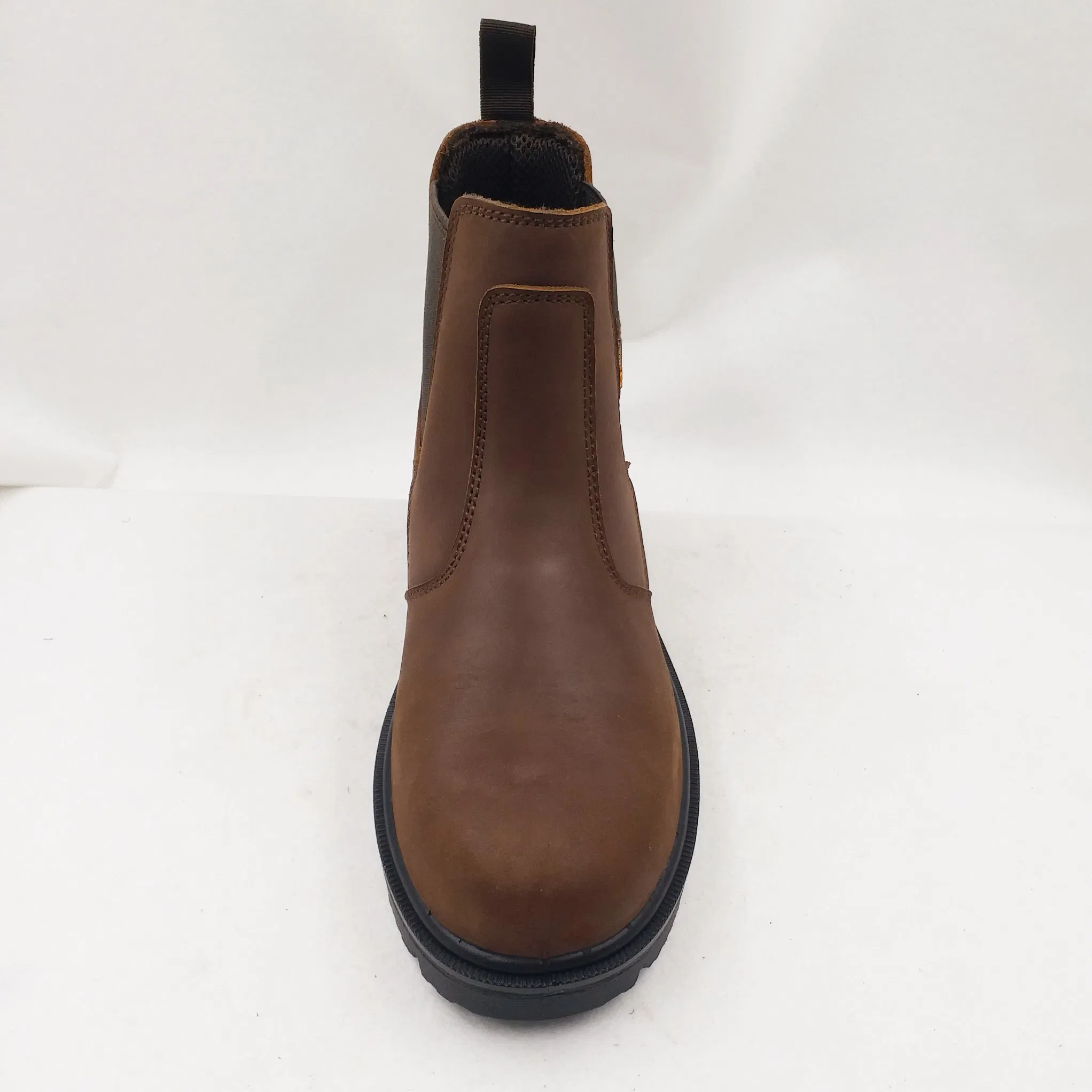 High Quality Leather Boots Steel Toe Anti-Smash Safety Shoes for Construction and Mining Workers