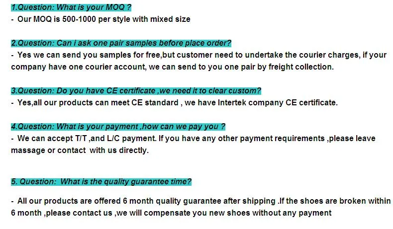 High Quality Rubber EVA Outsole Sneaker Safety Footwear (SN1598)
