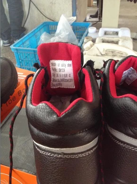 High Quality Steel Toe Safety Shoes (Sn1339)