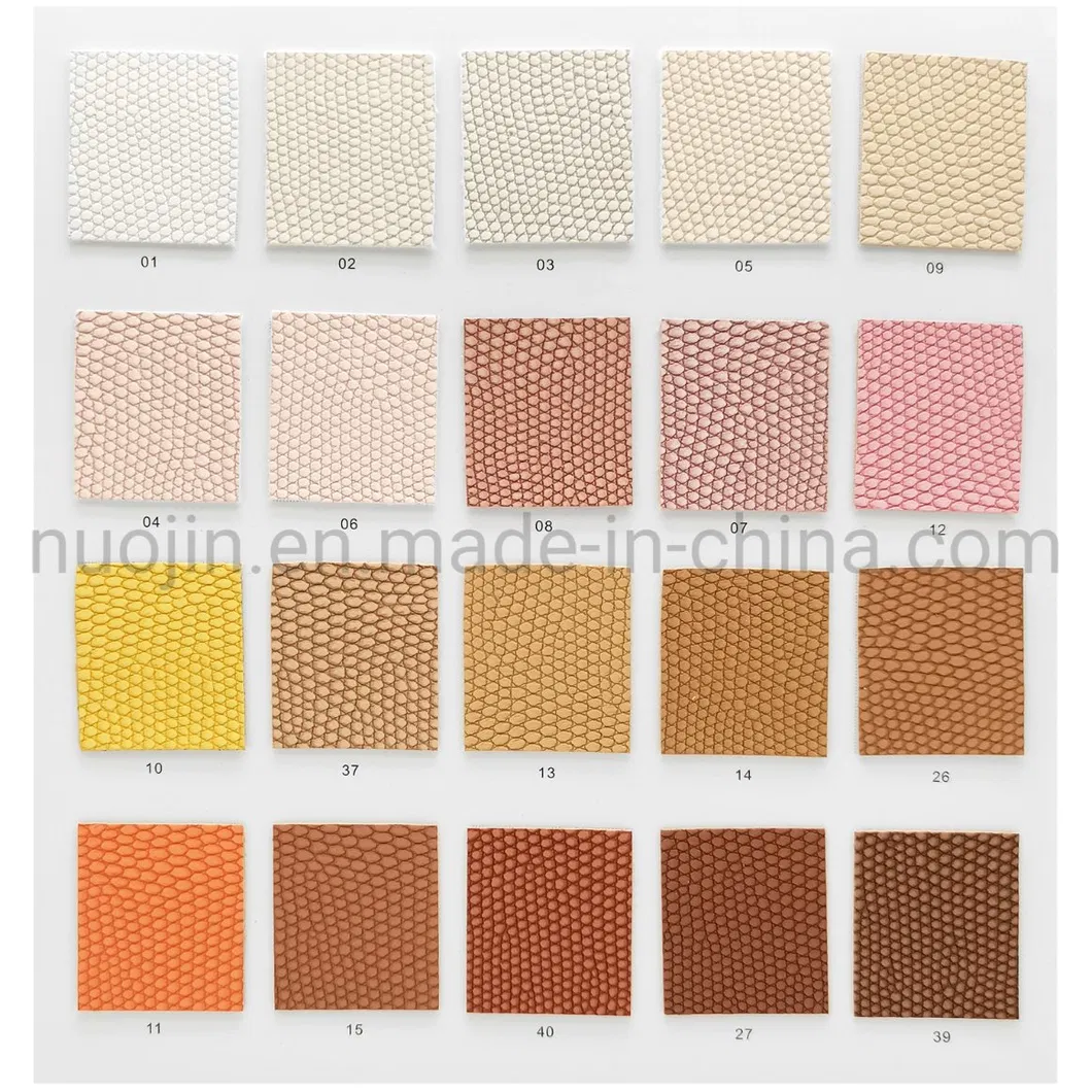 High Quality Texture Regenerated Artificial Leather PU, Recycled Synthetic Shoe Leather