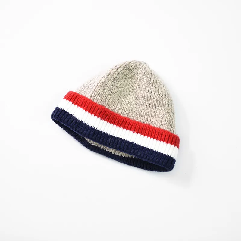 High Quality Unisex Autumn Winter Warm Skull Cap Knitted Fisherman Beanie
