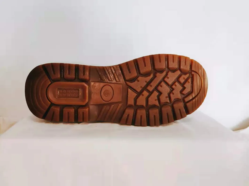 High Top Steel Ladle Head Anti Smashing Yellow Ox Tendon Bottom Safety Labor Protection Shoes