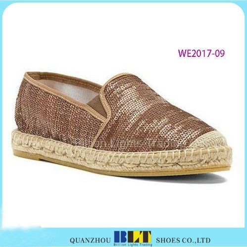 Hot Sale Shinny Casual Shoes Espadrilles