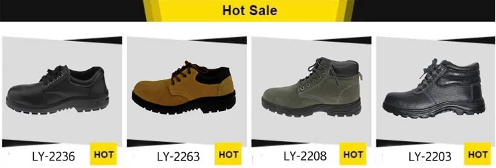 Hot Selling Cheap Genuine Leather Steel Toe Safety Men Shoes with CE S3 S1p