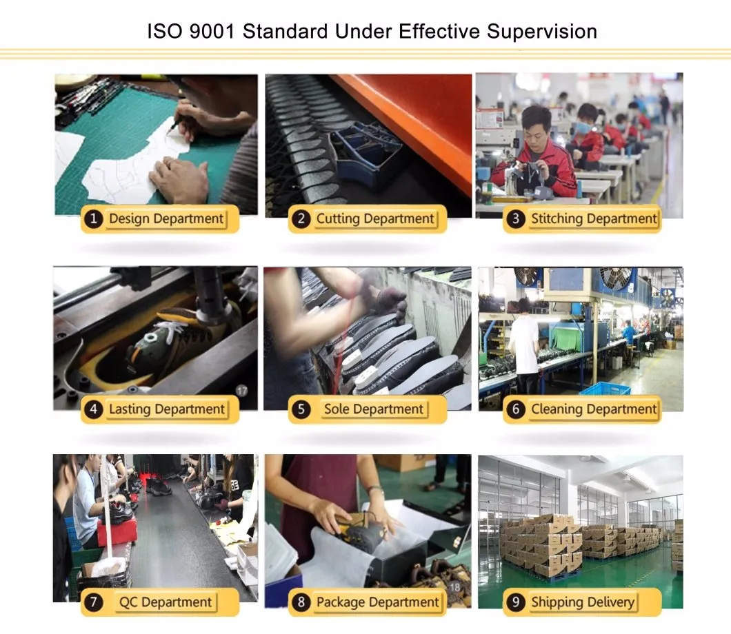 Industrial Leather Men/Women Working Shoe Safety Footwear - Sn5798