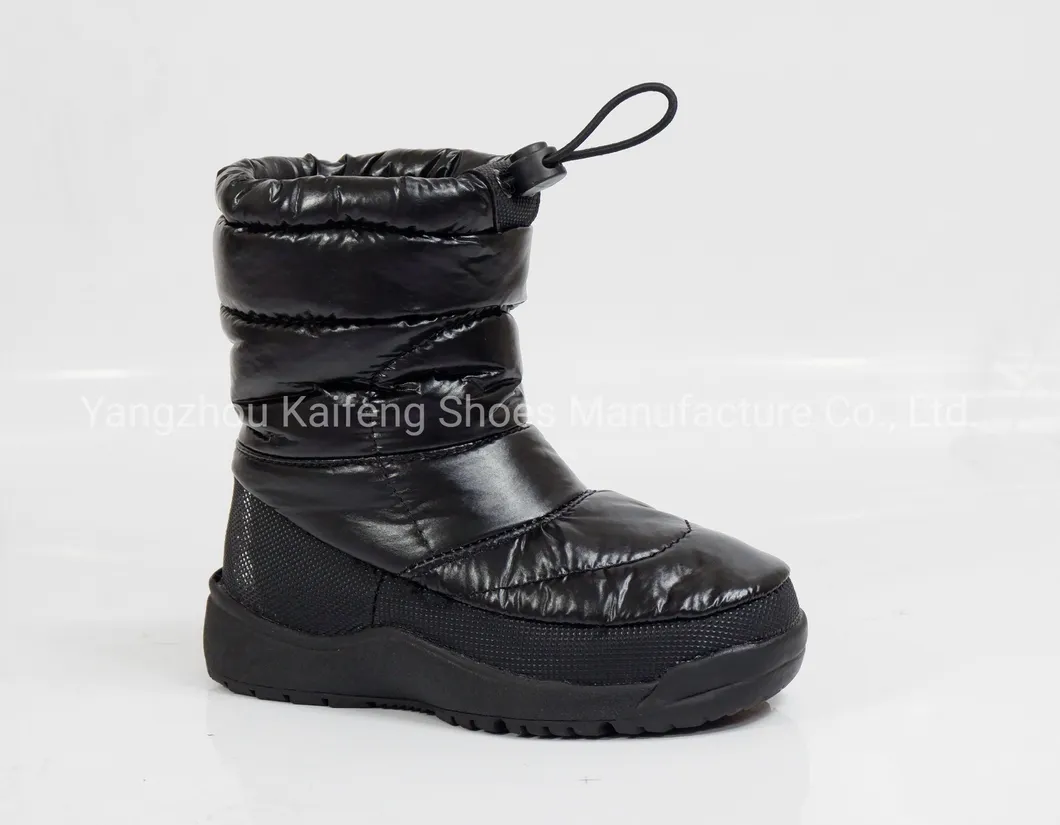 Kids′ Youth Soft Outsole Anti-Slippery Keep Warm Snow Boots