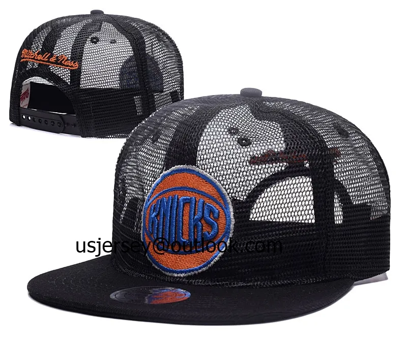 Knicks Wizards Ameican Basketball Mitchell Ness Cap Fashion Hiphop Adjustable Baseball Cap Sport Hats
