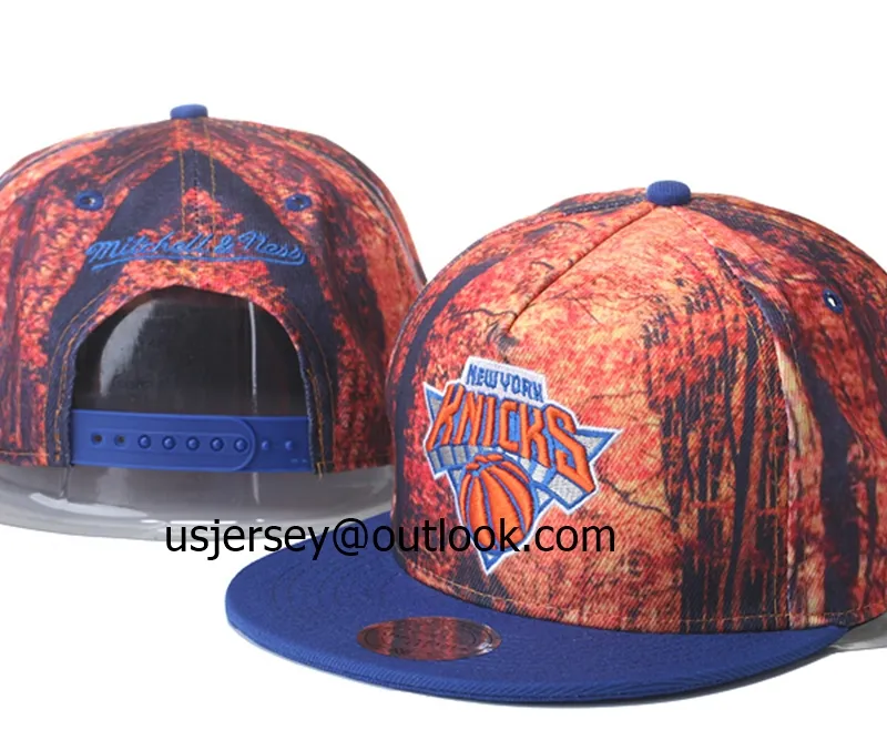 Knicks Wizards Ameican Basketball Mitchell Ness Cap Fashion Hiphop Adjustable Baseball Cap Sport Hats