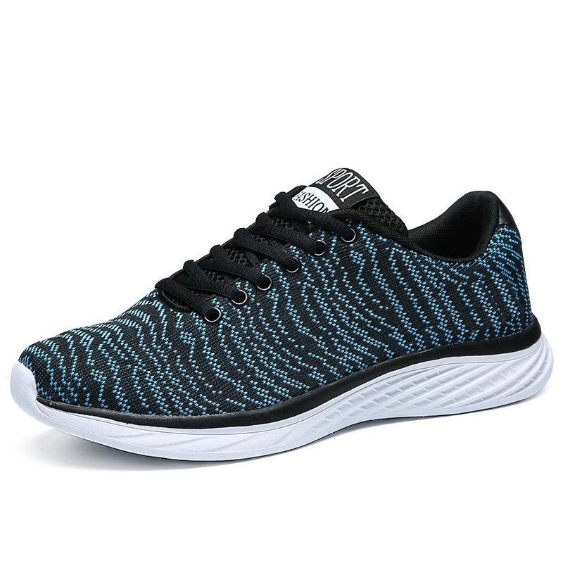 Latest Design Breathable Black Sports Shoes Sneakers for Men Athletic Shoes
