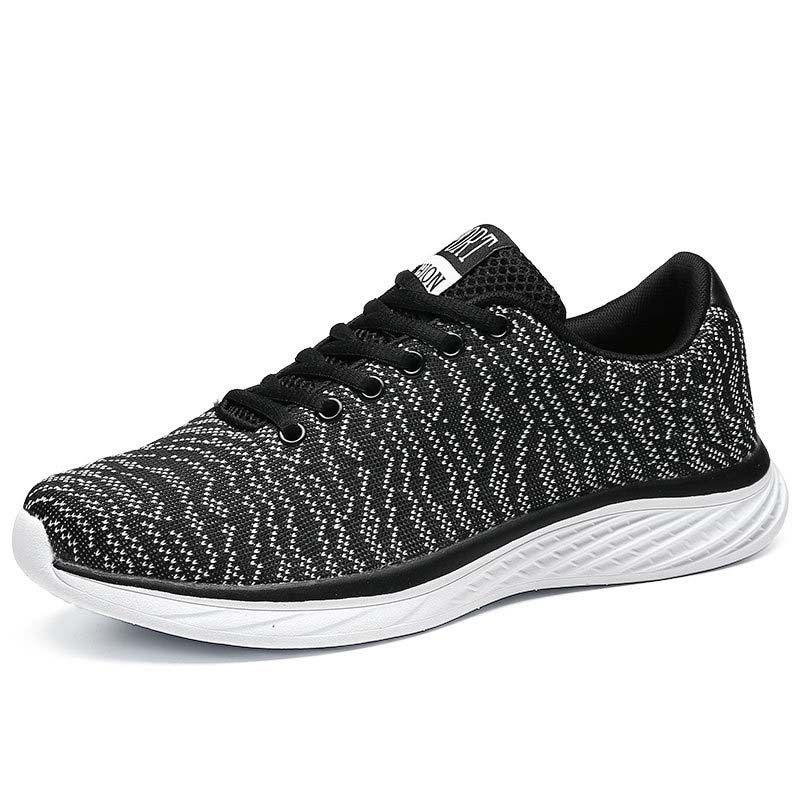 Latest Design Breathable Black Sports Shoes Sneakers for Men Athletic Shoes