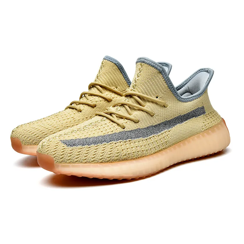 Lightweight Athletic Sports Shoes Sneakers Unisex Flying Weaving Running Shoes