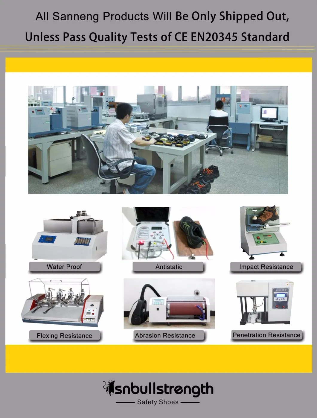 Men Shoes Black Cow Suede Leather Safety Shoes Industrial Security Working Footwear with Steel Toe Cap Factory Price High Quality China Sn5661