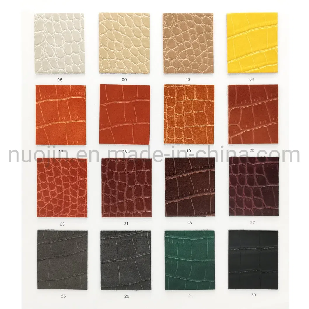 Marine Vinyl Fabric Crocodile Alligator Print, Printed Faux Leather Vinyl for Sofa, Bag