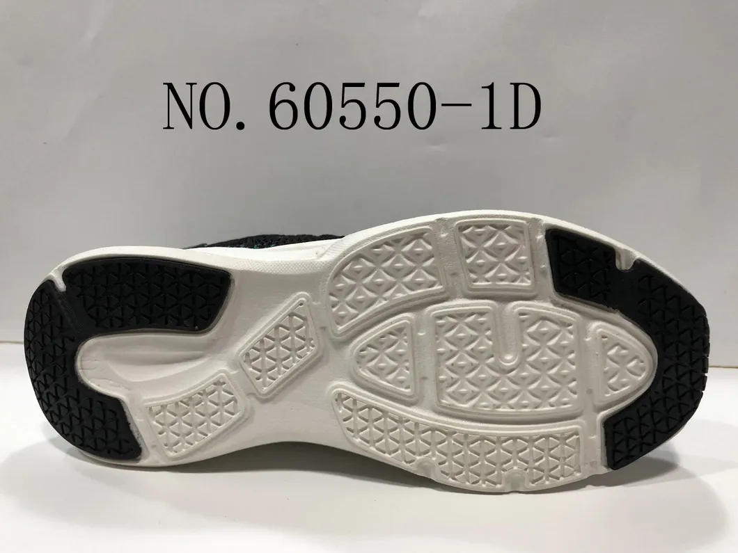 Men and Lady Breathable Shoes Flyknit Upper Sport Stock Shoes