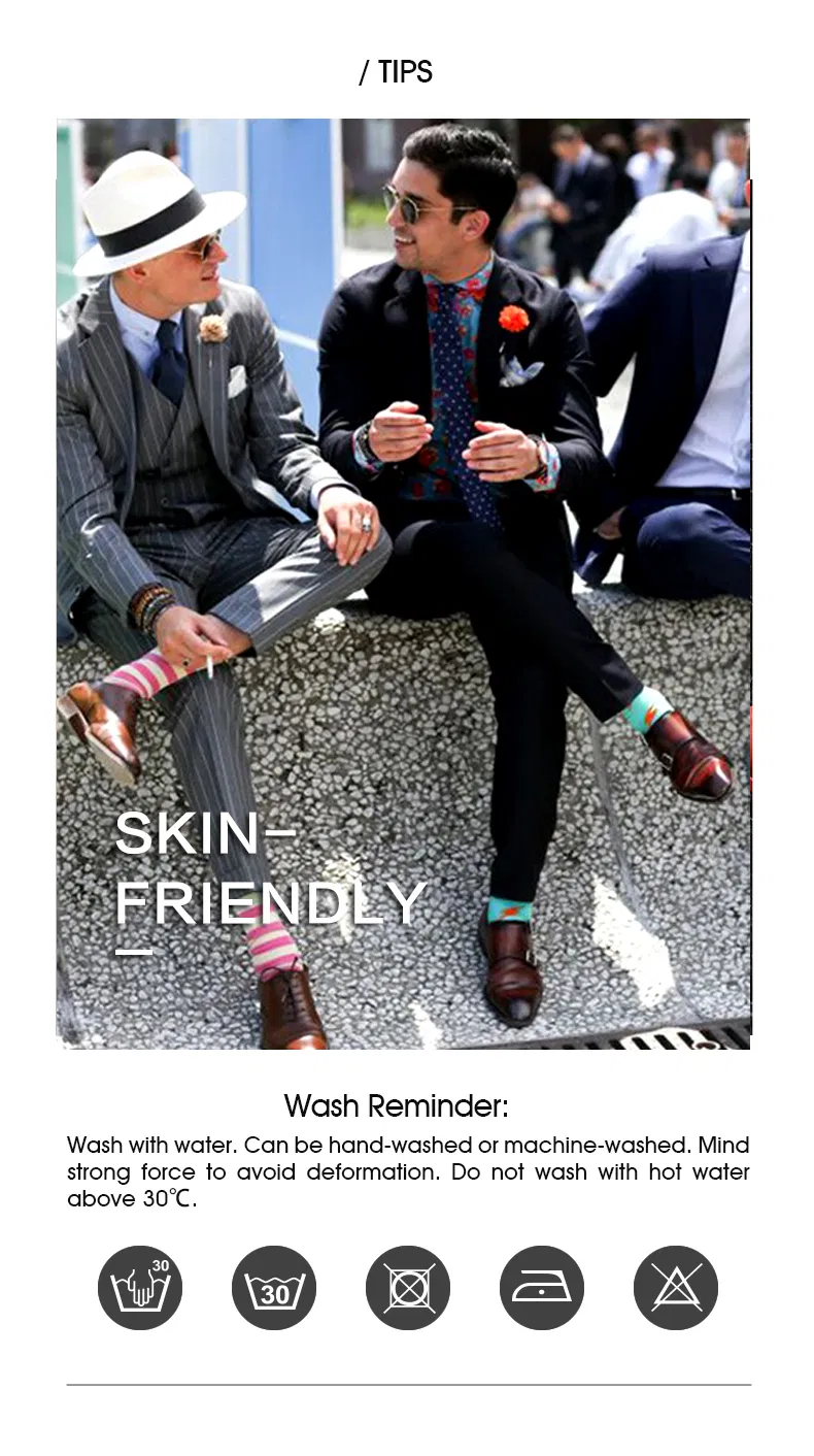 Men′s Star Pattern Casual Socks by 100% Cotton