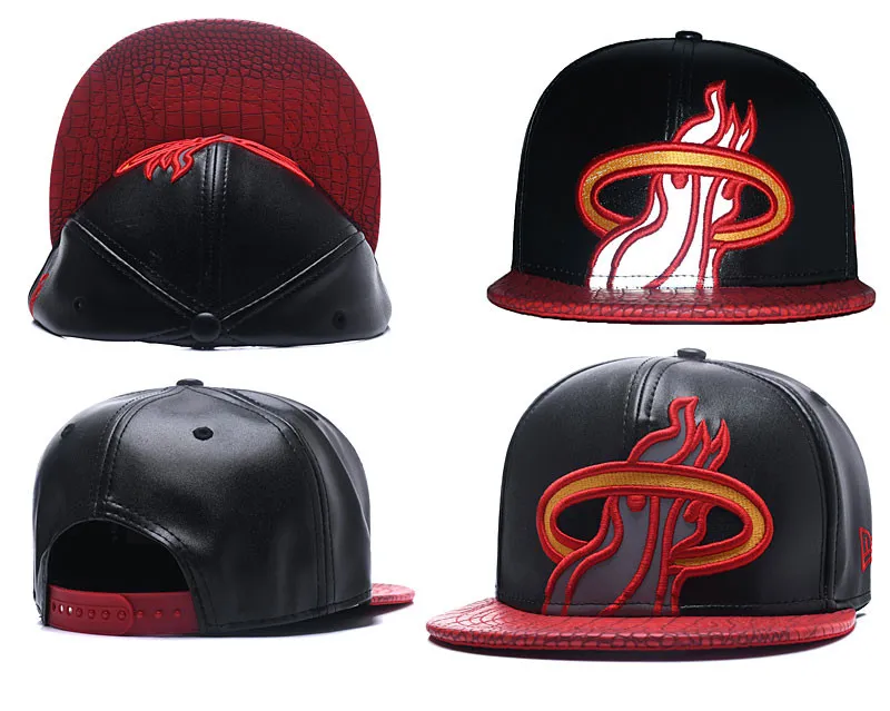 Miami Heat Custom 6 Panel Caps Mens Embroidery Golf Hat Fashion Sport Baseball Cap