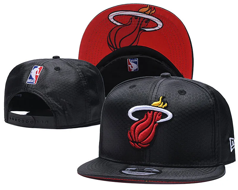 Miami Heat Custom 6 Panel Caps Mens Embroidery Golf Hat Fashion Sport Baseball Cap