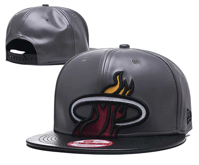 Miami Heat Custom 6 Panel Caps Mens Embroidery Golf Hat Fashion Sport Baseball Cap