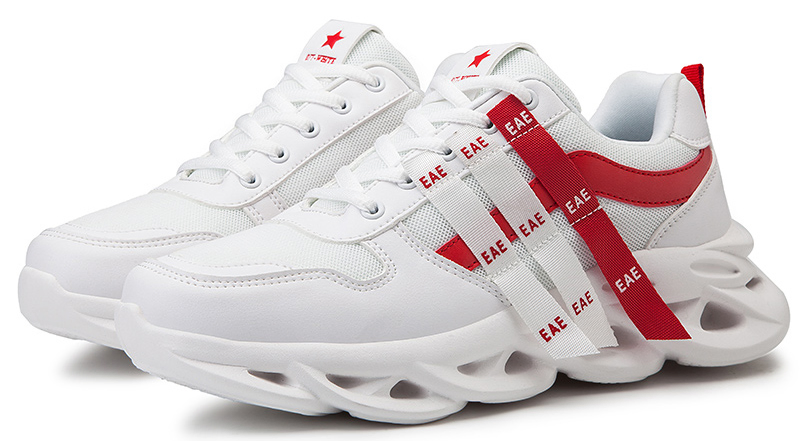 New Fashion Sneakers Causal Shoe PU Mesh Men Running Sport Shoes 2571