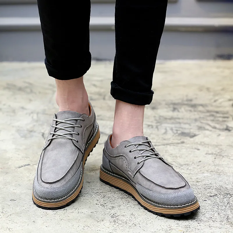 New Men's Casual Shoes Sport Shoes Genuine Leather