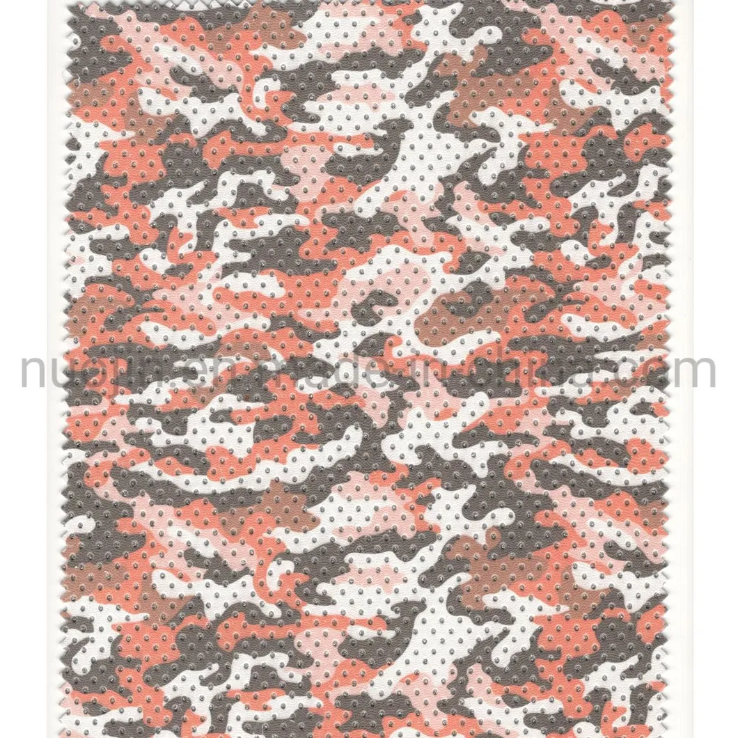 New Style PU Printed Embossed Designer Faux Leather Fabric for Making Fashion Shoes