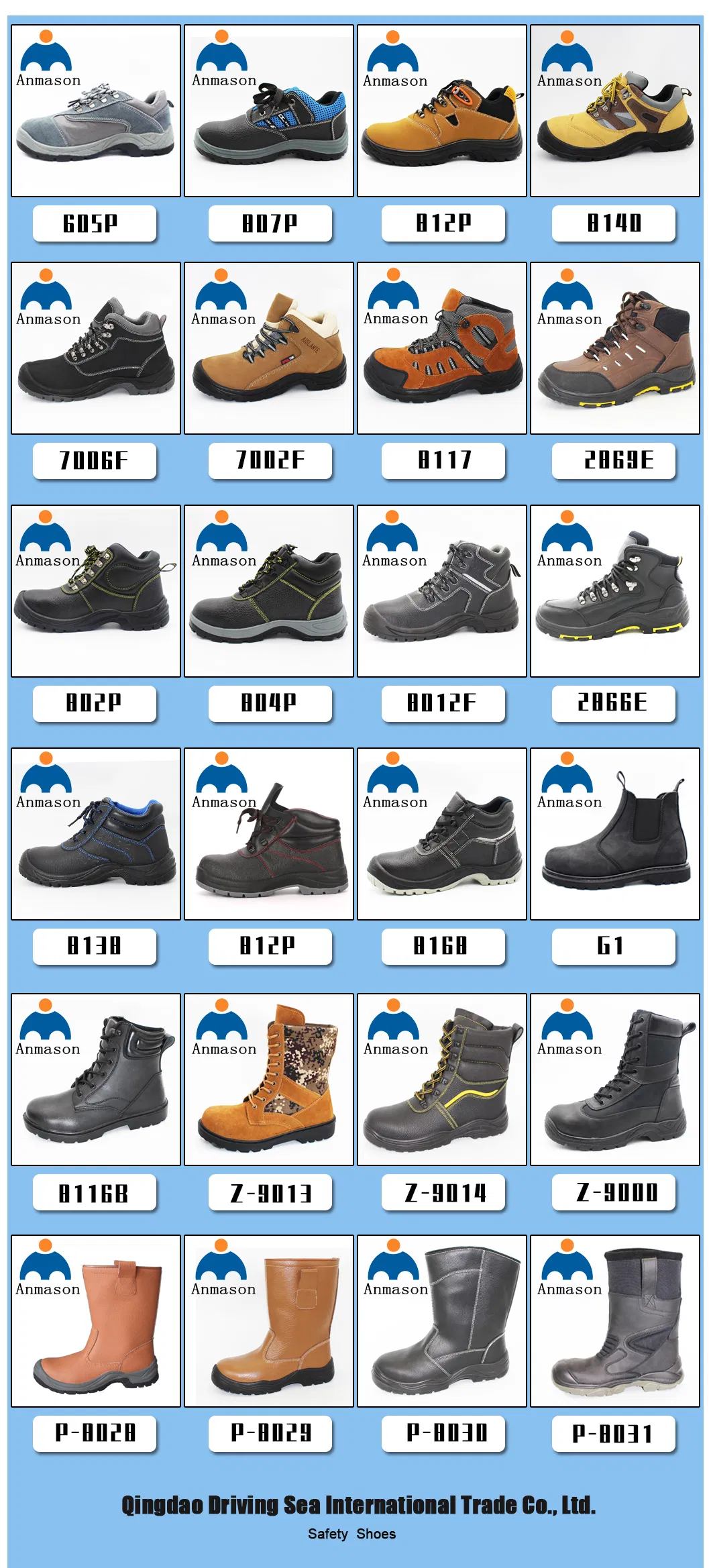 Newest Safety Shoes Popular for All Seasons Working Boots