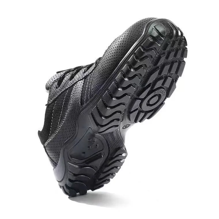 Newstyle Industrial Breathable Double Density Low Cut Leather Boots for Men Work Shoes Safety Shoes