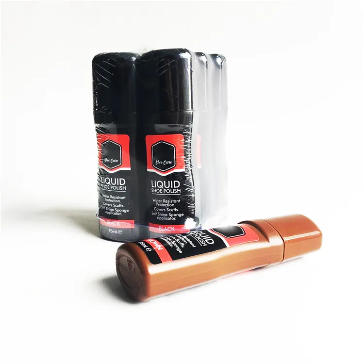 Professional Household Sponge Self Shine Nourishing Waterproof Shoe Shine Liquid Shoe Polish