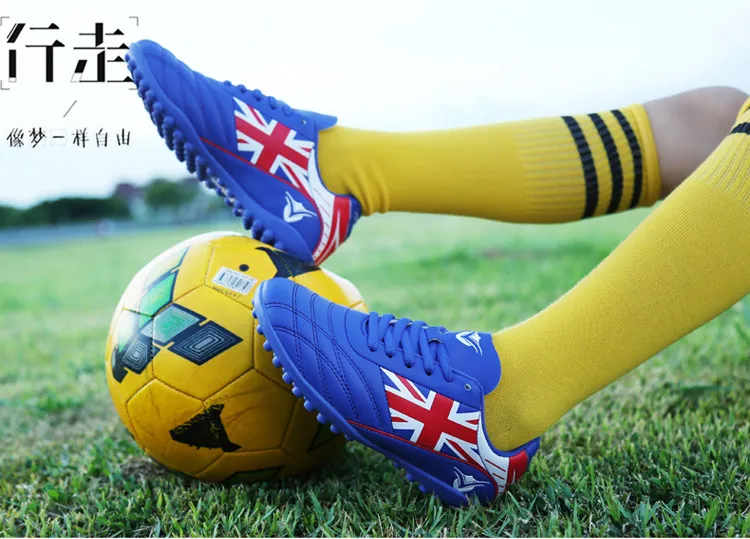 Professional Men Kids Turf Indoor Soccer Shoes Cleats Original Superfly Futsal Football Boots