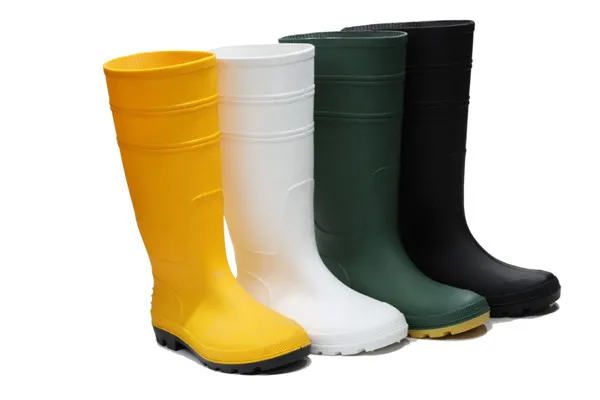 PVC Safety Boot with Colorful Outsole Sn1661