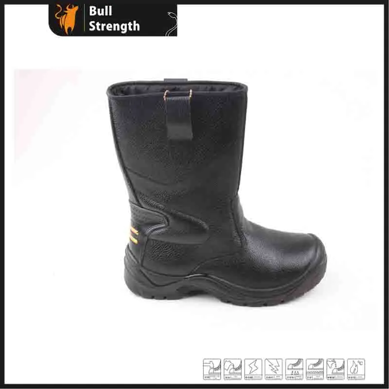 Rigger Leather Safety Boots with Steel Toe (SN1358)
