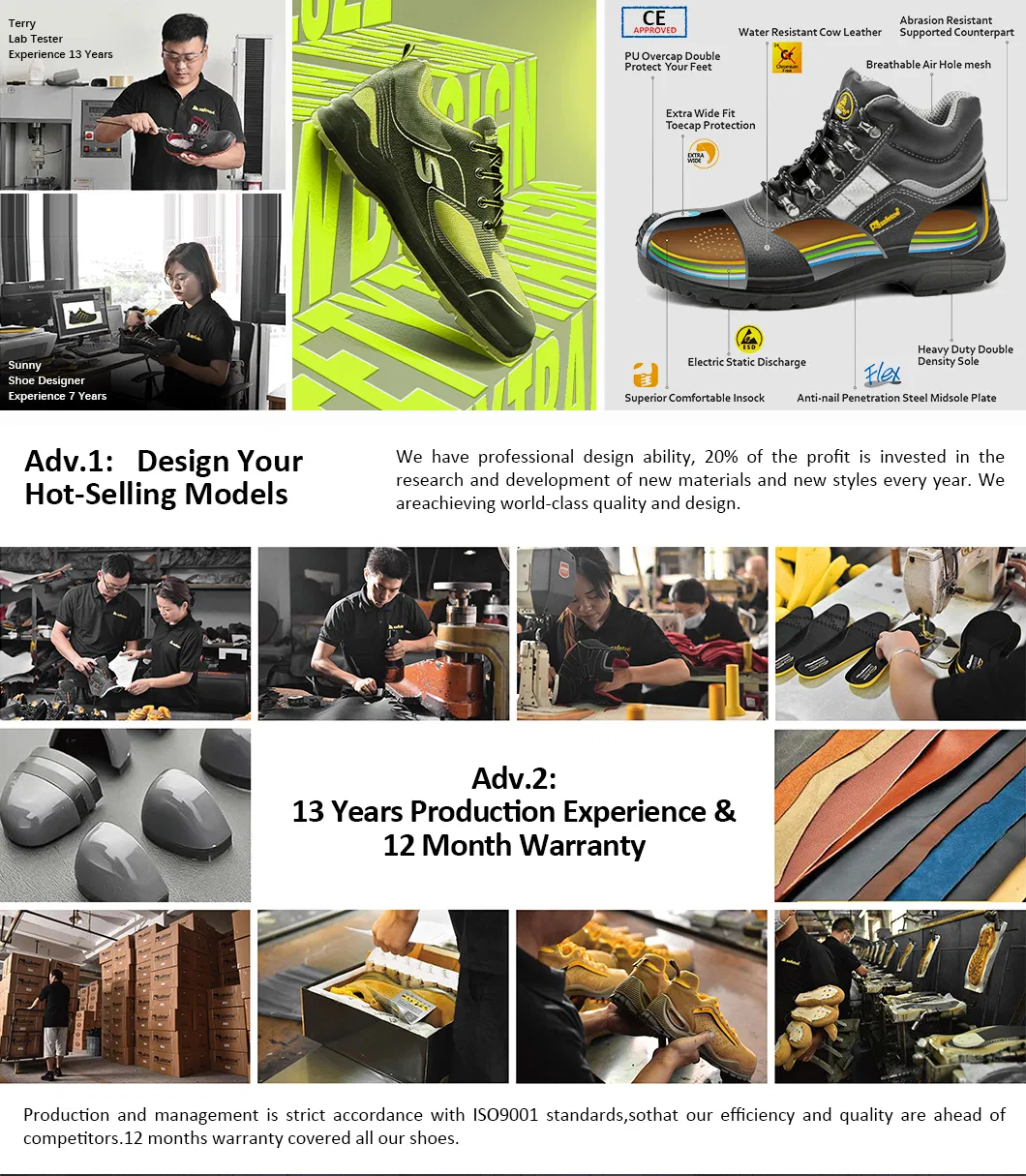 Safetoe Suede Leather Working Safety Shoes Manufacturer Steel Toe, CE S1p Antistatic & Oil Resistant Safety Work Shoes for Industrial USA Price Men & Women