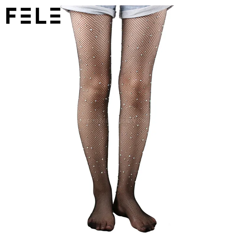 Shining Diamond Blingbling Long Stocking , Sexy Girl Shiny Stockings
