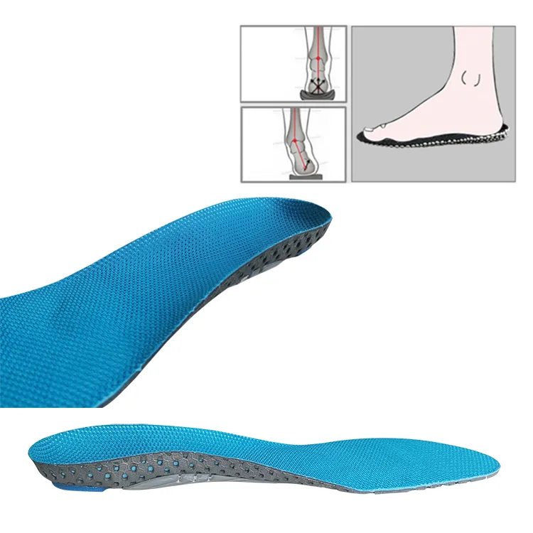 Soft Adjustable Foot Orthotic Arch Support Shoe Insoles