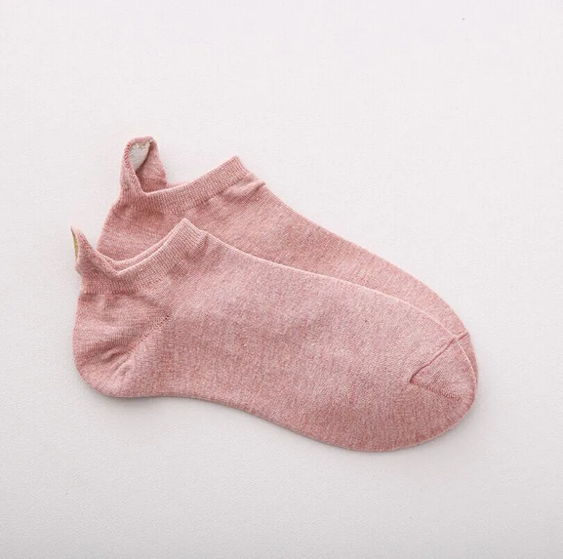 Spring Lady Cute Teen Girl Cotton Low Cut Socks