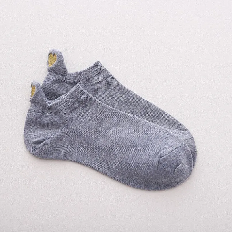 Spring Lady Cute Teen Girl Cotton Low Cut Socks